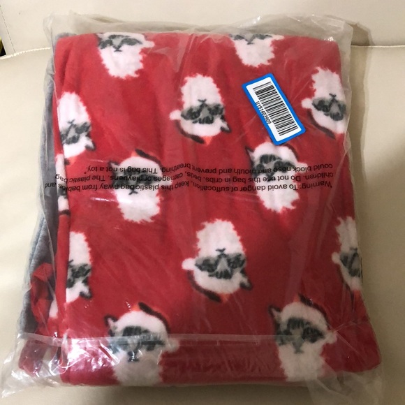 Santa Claws Fleece Cat Pajamas - Picture 2 of 3